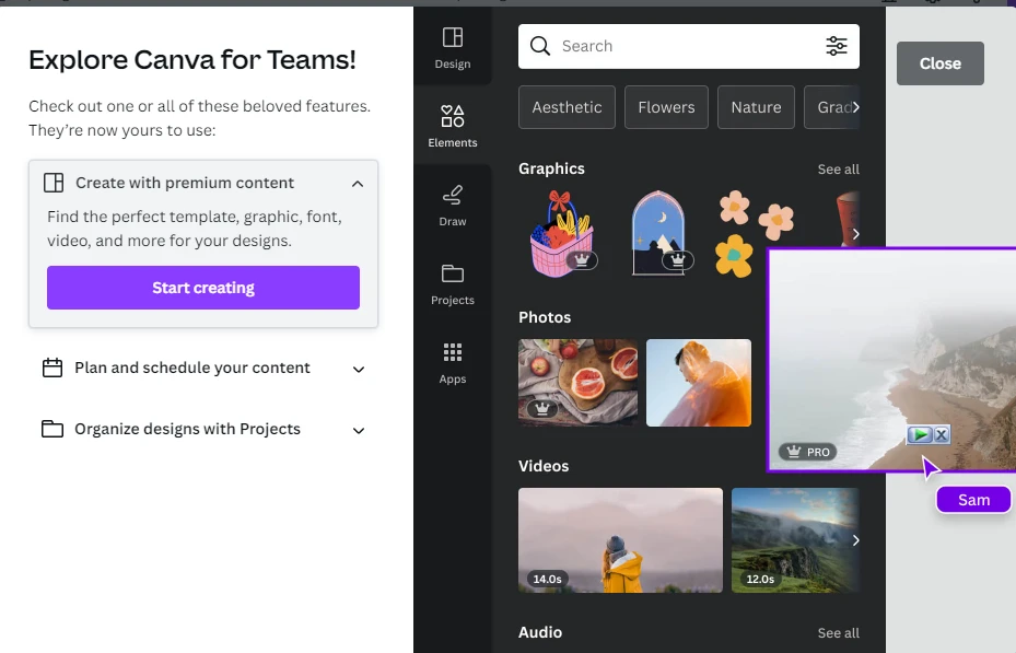 canva premium team invite link