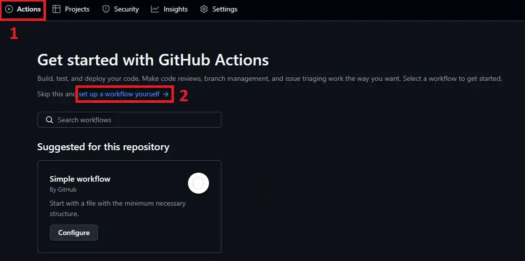 Actions-section-in-the-same-repository